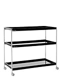 Kartell, Trays Carrello, Carrello, Nero, 81 x 40 x 72 cm