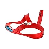 Pista Per Macchine Da Corsa | Circuito Di Gara Arrotolabile 5 Metri,Giocattolo Completo per Feste Compleanno Natale Giochi Include 4 Mini Macchine Metallo e 8 Ventose