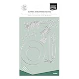 Vaessen Creative Fustella Goffratura-15 Cutting Dies con Motivi Natalizi – da 5 mm a 8 cm – per Biglietti, Scrapbooking e Fai-da-Te – Compatibili con Macchine da Taglio ed Embossing, Argento, 11x15cm