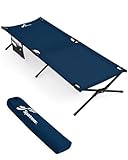 Sportneer Lettino da Campeggio Portatile, Letto Militare Pieghevole per Adulti e Adolescenti, 198,9 x 72,9 x 37,1 cm, Resistente, per Tenda