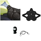 COMPATIBILE CON BETA MOTOR ALP 200 CUSCINO PER SELLA MOTO COPRISELLA IN RETE AERO 3D TUCANO URBANO 326-N2 NERO COOL FRESH 39X36CM SPESSORE 2CM 100% POLIESTERE