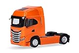 Herpa modello di camion Iveco S-Way Solozugmaschine 2achs, in scala 1:87, pezzo da collezione, modello tedesco, statuetta plastica