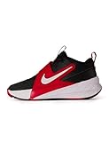 Nike Team Hustle D 12 (PS), Sneaker, Black/White/University Red, 33 EU