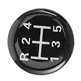 EXAOMBLE Adesivo Per Cambio Manuale Antiscivolo Decorazione Per Pomello Marce Auto Design Elegante e Facile Da Applicare Per Migliorare L'estetica Interni Adesivo Resistente Per Auto Motivo