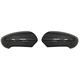 KYYET Adatto per Nissan Qashqai J10 2007-2014 lato sinistro e destro calotta dello specchietto laterale in fibra di carbonio modello