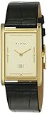 Titan Edge analogico champagne quadrante orologio da uomo – NC1043YL05