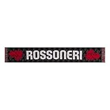 AC Milan, Sciarpa Ufficiale, Jacquard, Acrilico, Taglia unica, Grafica, Rossoneri