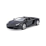 Maisto M31504B - Lamborghini Aventador Roadster in scala 1:24, colore: Nero opaco