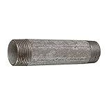 Cornat Nipplo per tubi in acciaio zincato – 1 pollice AG x 150 mm – filettatura esterna secondo DIN EN 10226-1 (ISO 7-1) – Per raccordi e installazioni di tubi