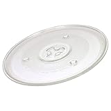 Piatto per Forno a Microonde da 27cm in Vetro Resistente Universale Adattabile a Varie Marche