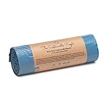 Sacchi per rifiuti TSP recycling con laccio - 90% di materiale post consume (PE) - per residui e materiali riciclabili (20L (15 pezzi))