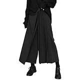 Goth Emo Alt Gonna a Pantalone Donna Estive Asimmetrica alla Moda y2k Skorts Neri Skirt Shorts