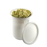 CARAPINA CONTENITORE CILINDRICO PER GELATO + COPERCHIO, PER VETRINA CONTENITORE A POZZETTO ROTONDO PER USO PROFESSIONALE PER GELATERIE E PASTICCERIE (5)