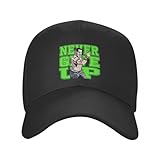 ORHFHVW Berretto da Baseball Punk Cena John Never Give Up Donne Uomini Cappello da papà Regolabile Cappelli snapbackregalo di Compleanno