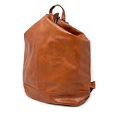 Sacco zaino color cuoio uomo donna per lavoro elegante capiente ufficio università vintage da viaggio scuola passeggio zainetto borsa tempo libero casual gita autunno inverno 2025 2026 Cuoio