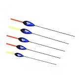 Sbirulino® Set 5 galleggianti da pesca con portastarlight mm 4,5. Contenitore portagalleggiante e guaina Inclusi nel kit.