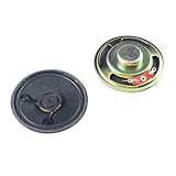 2 pz/lotto altoparlante 8 ohm 0.5 watt 0.5W 8R altoparlante Diametro 40MM 4CM 50MM 5CM spessore 5MM(0.5W 8R 5CM)