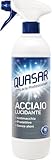Quasar - Acciaio Lucidante - Antimacchia, Protettivo e Senza Aloni - 680 ml