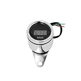 Contagiri Digitale A LED 2 In 1 Per Moto, Contachilometri, Tachimetro, Voltmetro, Contachilometri, Universale, Per Ha&rley Per Ho&nda Per Ya&maha Tachimetros