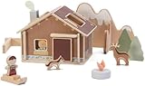 Play Set Baita Dolomiti | Trudi by Sevi | Giochi in legno bimbo da tre anni | 29x14,5x19cm | Sevi Nature | modello 87862