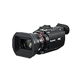 Panasonic HC-X1600E Videocamera Professionale 4K 60p con Obiettivo Grandangolare 25mm, Zoom Ottico 24x, OIS Ibrido 5 Assi, Wi-Fi, USB PD, Nero