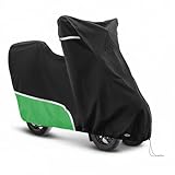 Telo coprimoto da esterno (con bauletto), impermeabile e resistente all'inverno, tessuto Oxford 420D, compatibile con Pia-ggio MP3 250/310/300/350/400/500/530 (2014-2025) - Arancione