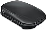 GEV Box Tetto Auto SPAZIO 320L Nero Opaco – Portabagagli da Tetto Compatto 125x90x34 cm – Design Aerodinamico, Apertura Frontale, Montaggio Facile – Ideale per Viaggi e Tempo Libero