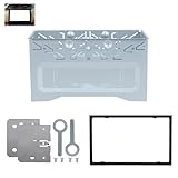 Universale in Metallo Telaio Stereo,Plancia Autoradio 2 Din Telaio in Metallo Installazione Cornice,Radio Kit Telaio di Montaggio per Autoradio,Lettore DVD per Auto,Navigazione GPS