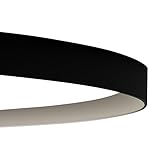 Vibia Up LED 4440 Deckenleuchte, graphitgrau matt Ø50cm 2700K 2482lm