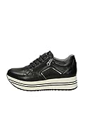 Nero Giardini I116930D Sneakers Donna in Pelle - Nero 40 EU