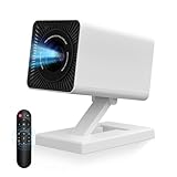 Mini Proiettore 4K Android 11, Proiettores Portatile 5G WiFi BT 5.4, Proiettore Full HD 1080P, Visione di 120 Pollici, Correzione Trapezoidale, HDMI/USB/Smartphone (bianco)