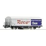 ROCO 46400 - H0 1:87 - Carro merci Roco Clean con zavorra e pattino pulisci binario