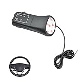 REARMASTER Controllo volante montato, universale per lettore DVD di autoradio Sistema di navigazione GPS con funzione di apprendimento chiave