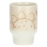 THUN, Portaspazzolino in Gres, Linea Elegance, Idea Regalo per la Casa, 8 x 8 x 11 cm