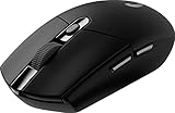 Logitech G305 LIGHTSPEED Mouse Gaming Wireless, Sensore 12K HERO, 12.000 DPI, Design Leggero, 6 Pulsanti Programmabili, Batteria 250 Ore, Memoria Integrata, PC/Laptop - Nero