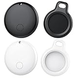 2 Pack Smart Air Tag, Air Tags con Google My Dispositivo Trova APP, KeyFinder compatibile per borse, bagagli (1 bianco e 1 nero)