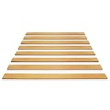 EVERGREENWEB - Kit 8 Doghe Letto in Legno RINFORZATE, lunghezza 79cm larghezza 6,4cm spessore 0,8cm - misura STANDARD, Listelli di ricambio in Faggio Multistrato ECOLOGICO, per tutte le Reti Singole