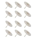 Lioggyet 12 Pezzi Ombrellone di Carta 60 cm Ombrello da Spiaggia Ombrello FAI DA TE Accessori Fotografici per Baby Shower Festa Matrimonio