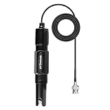Jadeshay Elettrodo Sonda PH,0-14PH Connettore della Sonda Ad Alta Precisione con Connettore BNC e 200 cm Cavo per Test pH in Acquario Idroponica Piante Piscina e SPA
