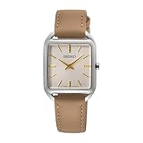 Seiko Orologio Analogico al Quarzo Donna con Cinturino in Pelle SWR089P1