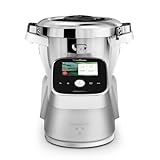 Moulinex i-Companion Touch Pro, Robot Da Cucina Multifunzione con Bilancia Integrata, 19 Modalità di Preparazione e Cottura, Capacità Utile 3L, Connettività WiFi/Bluetooth e Schermo Touch, HF93CC