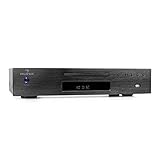 AUNA AV2-CD509 - Lettore CD HiFi, MP3, USB, CD Player, Uscita Ottica, Coassiale, RCA, Telecomando, Nero