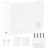 Rzspher Scatola di Immagazzinaggio del Router, Router Box 29.5 * 21.5 * 6cm, Porta Modem da Parete, Scatola Portaoggetti per Router WiFi, Utilizzato per Mensola Portaoggetti Soggiorno