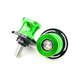 HTRTROOC CBR 1000RR CBR1000RR 1000 RR 2004-2019 Accessori per Motociclette Bobine Forcellone da 8 Mm Slider Cavalletto Viti Bobine del cursore del forcellone(Green)