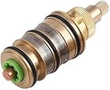 Cartuccia Termostatica per Doccia nel Ottone per Bagno e Maniglia per Miscelatore Valvola Miscelatrice Doccia Bar Miscelatore Doccia Doccia Valvola Miscelatrice