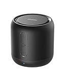 Anker Cassa Tascabile SoundCore Mini - Altoparlante Bluetooth Super-Portatile con Bassi Potenti, Raggio di Connessione Bluetooth e Guida Vocale per iPhone, iPad, Samsung, Huawei e Altri