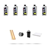 Kit tagliando 4 FILTRI e 5L OLIO compatibile con Renault Clio II 1.5 dci 74kw Dal 2003