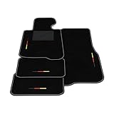 Kit Tappetini Auto compatibili con Bmw Serie 4 F33 Cabrio 2014-2021 | Set Tappeti in Moquette, Bandiera Germania, Tappeto auto su misura