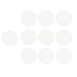 Paowsietiviity 10 pezzi di ricambio per orologi in vetro minerale piatto, 28,5 mm, 30mm, Plastica