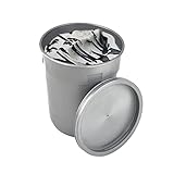 POLOPLAST PZ 5 CARAPINA, CONTENITORE CILINDRICO PER GELATO, PER VETRINA CONTENITORE a POZZETTO ROTONDO PER USO PROFESSIONALE